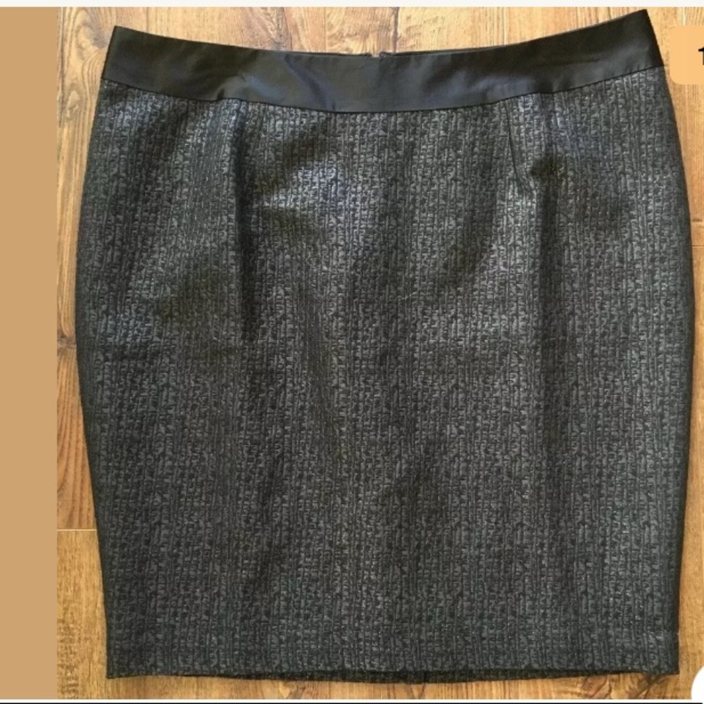 NWT Lane Bryant Size 18 Textured Pencil Skirt